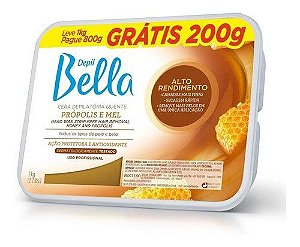 Cera Quente Barra Propolis E Mel Alto Rendimento 1kg + 200g