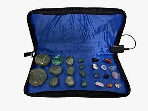 Kit Para Massagens Com Pedras Quentes Quartzo Verde 110v