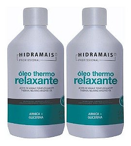 Oleo Massagem Thermo Relaxante Hidramais 500ml - 2 Unidades