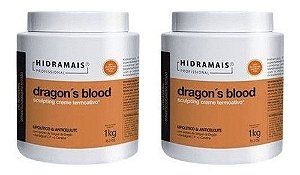 Combo 2 Hidramais Dragons Blood 1kg Creme Massagem Corporal