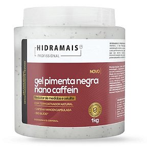 Creme Redutor Pimenta Negra Nano Caffein 1kg Hidramais