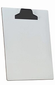 Prancheta Acrimet 112 de mdf branco A4 prendedor plastico