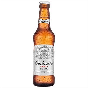 CERVEJA 330ML BUDWEISER ZERO LONG NECK