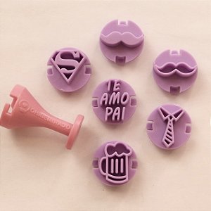 Carimbos para brigadeiros - Dia dos Pais