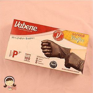 Luva Viniflex Preta 100UN