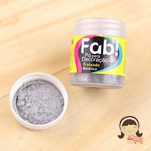 Pó para Decoração Prateado 3g