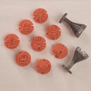 Carimbos para brigadeiros - Halloween