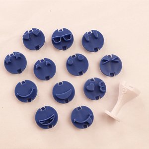 Carimbos para brigadeiros - Emoções