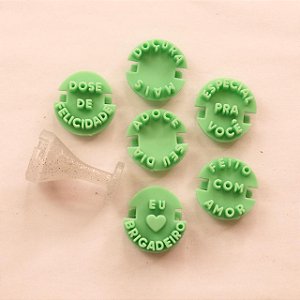 Carimbos para brigadeiros - Frases