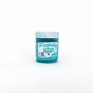 Corante em Pó Turquesa Aveludado Fosco 3g