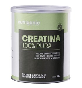 Creatina Monohidratada 100% Pura 300g - Nutriganic Supplements
