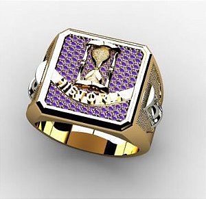 Anel Formatura Masculino Prime Ouro 18k