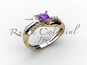 Anel Formatura Feminino Prince Ouro 18k