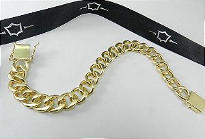 Pulseira Ouro 18K Maciça.