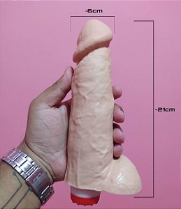 Penis Real Peter Rocco 21x6cm c/ vibro