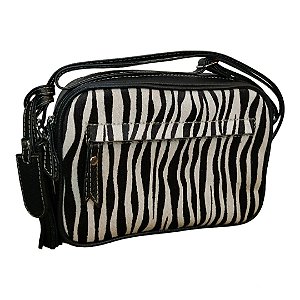 Bolsa Transversal -  Couro legitimo ..