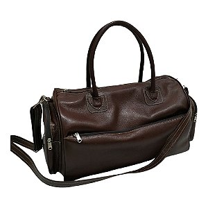 Mala de mão e transversal - Couro legítimo 👜