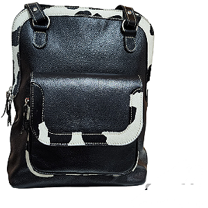 Bolsa mochila para notebook Couro Legitimo.