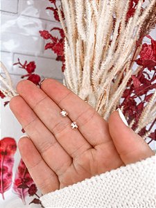 Brinco Coração de Zircônia Amarelo 5mm