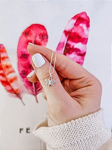 Colar Borboleta Delicada 45cm