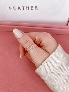 Anel Triplo Ponto de Luz