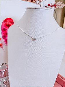 Colar Coração liso 45cm
