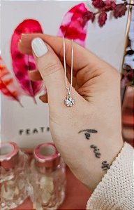 Colar Mini Trevo 45cm