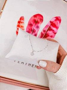 Pulseira Pingente de Trevo