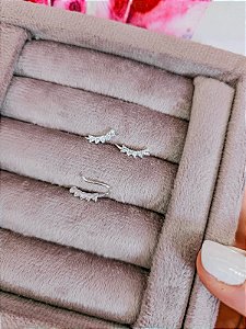 Brinco Ear Cuff Cristal