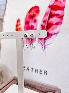 Brinco Ponto de Luz com corrente