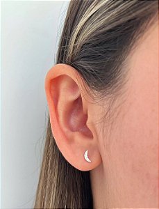 Brinco Lua Cravejada