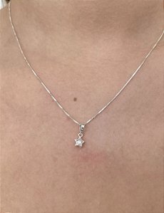 Colar Ponto de Luz Estrela 5mm