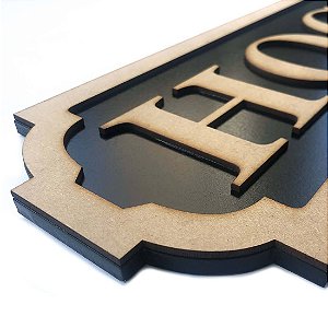 Quadro Placa Hogwarts - Harry Potter