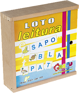 Jogo Educativo Alfabetização Loto Leitura Português