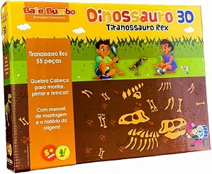 Q.C 3D TIRANOSSAURO 55 PCS