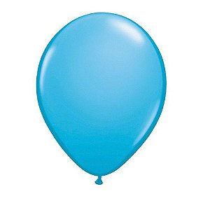 Balão Redondo Neon 9" Polegadas - Azul