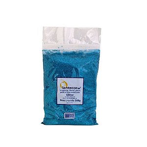 Glitter Pvc Metalizado 100g Azul Claro