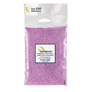 Glitter Pvc Metalizado 100g Rosa