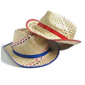 CHAPÉU DE PALHA MALANDRINHO PARA FESTA JUNINA 1 UN