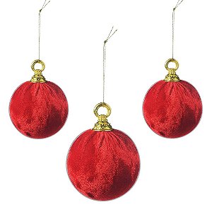 BOLAS NATAL ROSA 8CM 6UN - tb4471