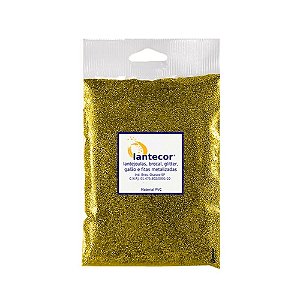 GLITTER PVC METALIZADO 500G - OURO