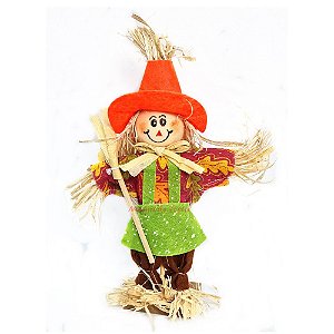 MINI ESPANTALHO DECORATIVO PARA DE FESTA JUNINA - 1 UNIDADE