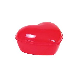 PORTA MIX 850ML CORAÇÃO VERMELHO 1 UNIDADES