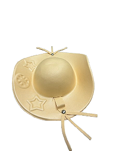 CHAPÉU CANGACEIRO BEGE PARA FESTA JUNINA 1 UN