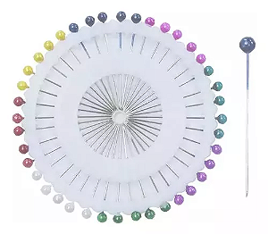 Alfinete De Cabeça Colorido Em Disco 40 Unidades