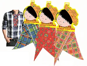 Lenço Com Argola (G)- Festa Junina - Unid