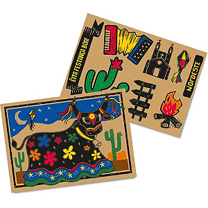 Kit Decorativo Boi Bumba Festa Junina Sertão