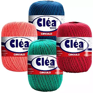 Linha Cléa 1000 Novelo Tricô Crochê - Unid - Círculo