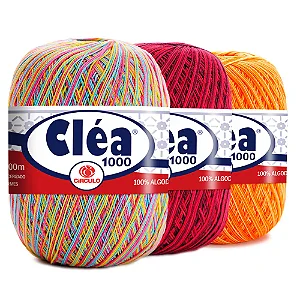 Linha Cléa 1000 Novelo Tricô Crochê Multicolor - Unid - Círculo