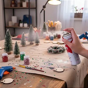 Spray Neve Artificial Cromus 250ml Branco Para Decorar